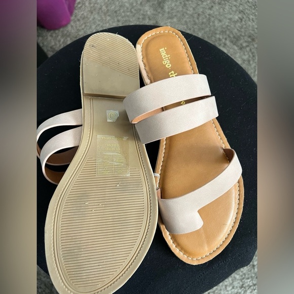 Indigo thread Co shoes summer sandals light blush pink 8 - Picture 2 of 3